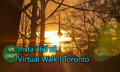 Golden Hour Walk | Early Spring in Toronto's High Park and Waterfront | Insta360 x5