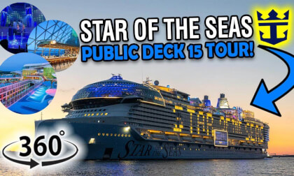 Star of the Seas Deck 15 Walkthrough | 360° Cruise Ship Tour | VR Travel