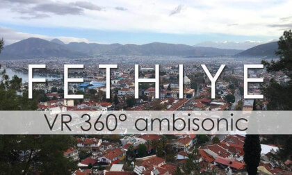 5K VR 360 Views of Fethiye, Turkey | Insta360 One X2 & Zoom H2n