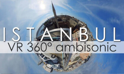 Istanbul (Turkey) City Views VR 5K 360 Ambisonic  Insta360 One X2 & Zoom H2n  Binaural
