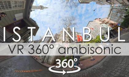 Istanbul City Views 5K VR 360 Ambisonic | Insta360 One X2 & Zoom H2n