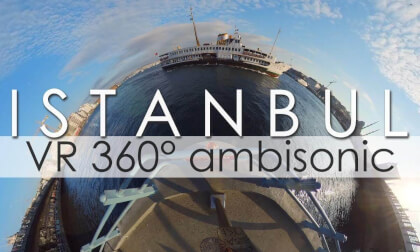 Istanbul City Views 5K VR 360 Ambisonic | Insta360 One X2 & Zoom H2n