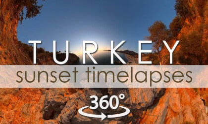 360 Sunset Timelapses in Turkey | Insta360 One X2