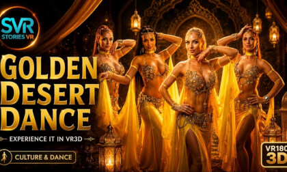 Golden Desert Dance | 120 VR3D
