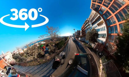 Walking in Cihangir, Istanbul 5K 360 | Insta360 One X2 & Zoom H2n