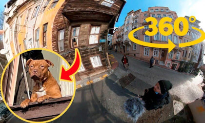 Walking in Cihangir, Istanbul 5K 360 Ambisonic | Insta360 One X2 & Zoom H2n  Binaural (2)