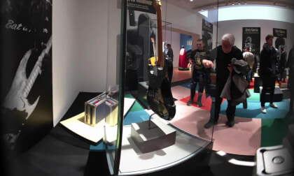 Famous guitar owned by David Gilmour, the Black Strat, now the most expensive guitar as it was sold for 14 mill