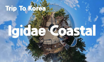 [360 Trip to Korea] Igidae Coastal Walk 🇰🇷 Busan’s Most Epic Ocean Cliff Trail