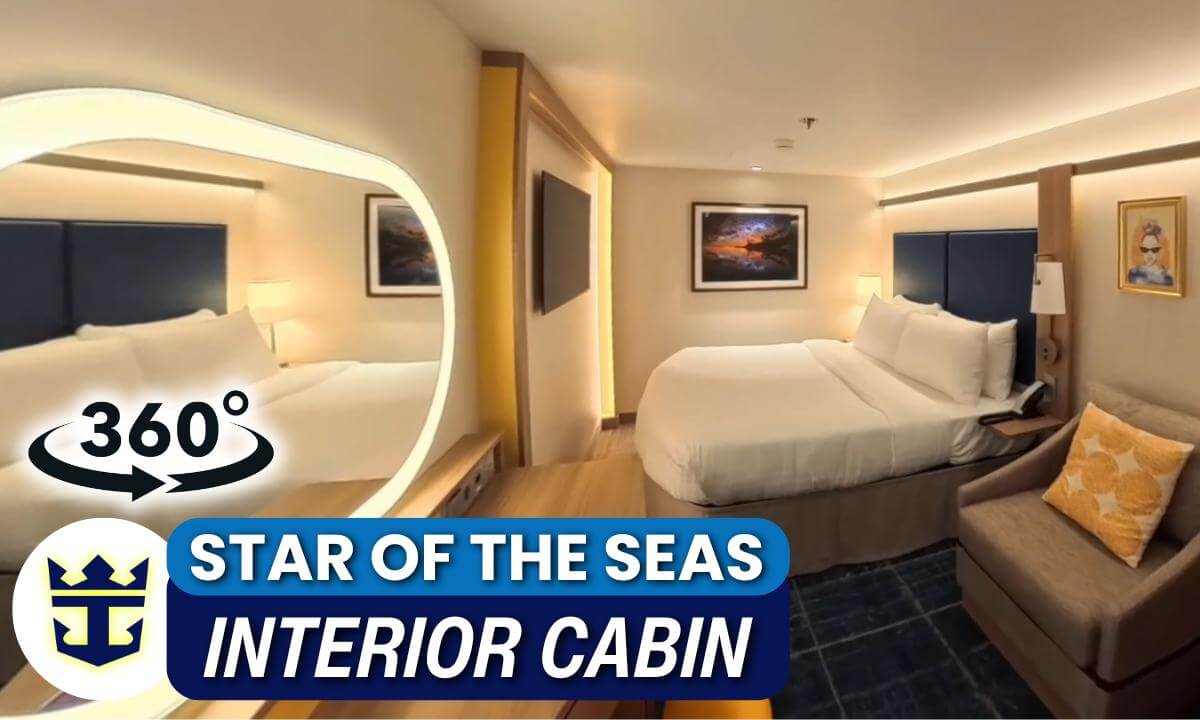 Star of the Seas Interior Stateroom Walkthrough | Cabin 14649 | 360° VR Cruise Room Tour