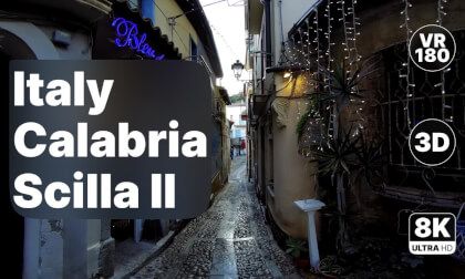 Italy Calabria Scilla - Seaside Fisherman Village Part II 8K 180 3D
