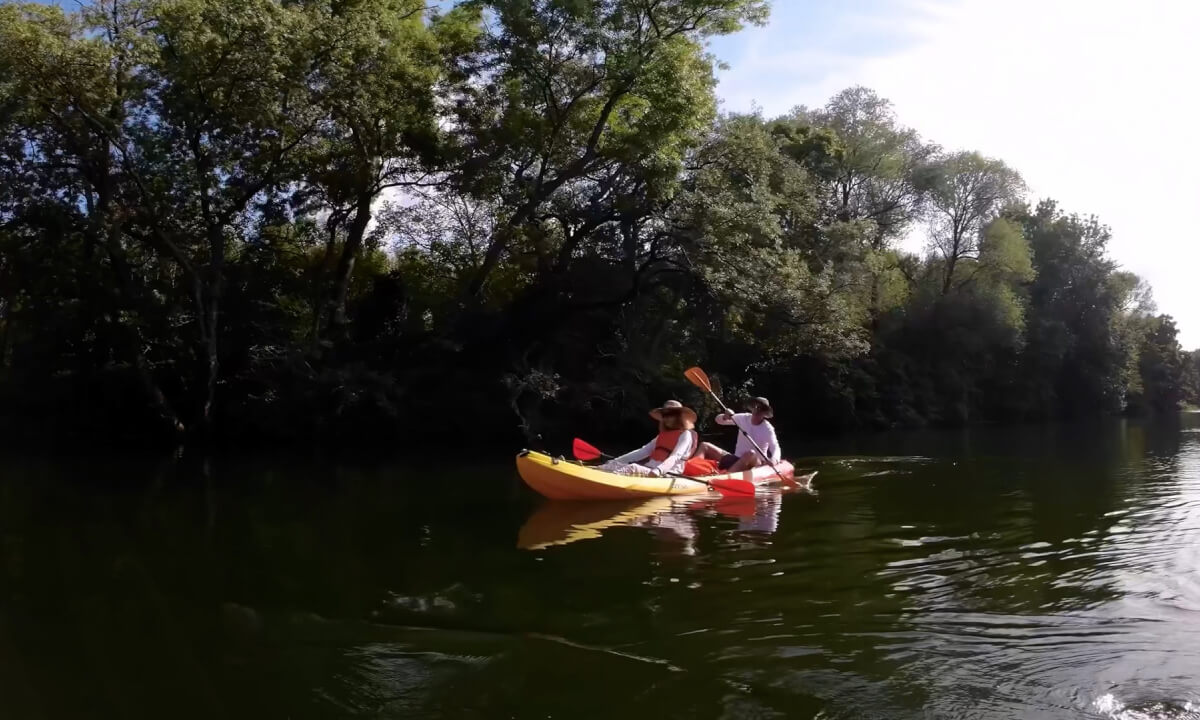 Kayaking in Veleka River, Bulgaria