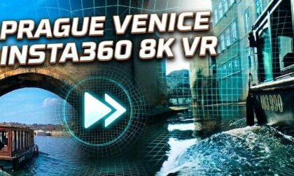 PRAGUE VENICE 360° VR 8K | Cruising through Čertovka Canal & Charles Bridge