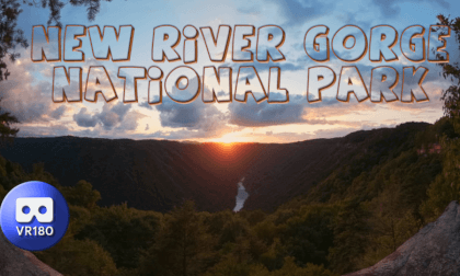 Beauty Mountain Overlook in New River Gorge National Park Beauty Mountain Overlook in New River Gorge National Park