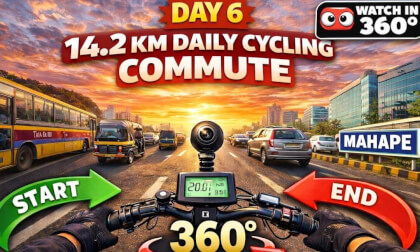 Real Street Cycling in India 🇮🇳 | POV Commute Ride – Day 6