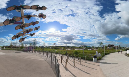 VR360 Amara Aviators off-ride (8-23-2025) - Lost Island Theme Park (DJI Osmo 360)