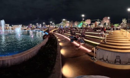 VR360 Celestial Park Fountains (9-9-2025) - Epic Universe (Insta360 X5)