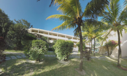 360 VR Hotels and beautiful tropical garden in Mauritius