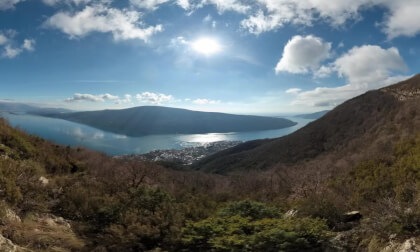 An awesome forest/mountain hike in VR 360 #insta360onex2