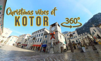 VR 360 Christmas vibes of Kotor, Montenegro | 360 Travel