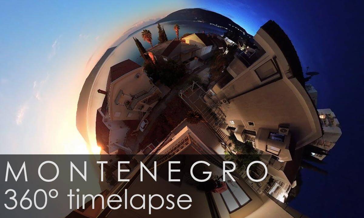VR 360 Sunrise Sunset Timelapse | Montenegro