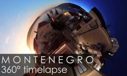 VR 360 Sunrise Sunset Timelapse | Montenegro