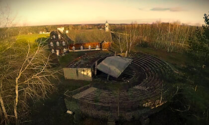 Abandoned Heritage Park Nagawki, Poland, Urbex, Drone, 3D VR180 8K