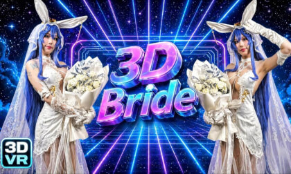 Most Beautiful Cosplay Wedding Bunny Bangkok VR180 8k