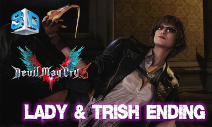 Devil May Cry 5 - Lady & Trish Ending Scene
