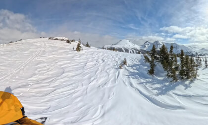 Sunshine Village Wawa Ridge Slack Country | 20260313 | Virtual Travel | 4K 360°