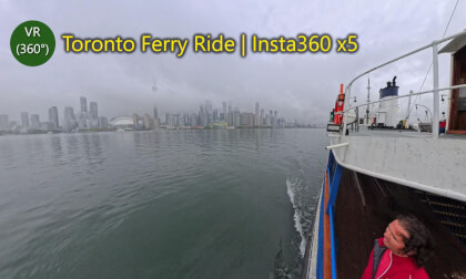 Riding the Ferry to Toronto's Centre Island in the Rain | Insta360 x5