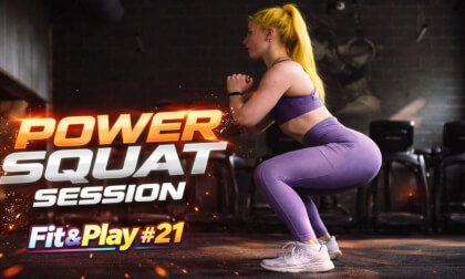 Fit&Play #21 💪 Power Squat Session | Intense Leg Day Gym Workout