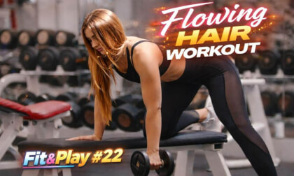 Fit&Play #22 💪✨ Flowing Hair Workout | Dynamic Fitness Flow & Natural Movement