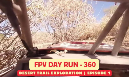 You are the Driver 360° Desert FPV Trail Run (5 Min)