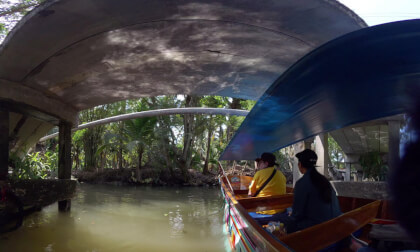 Amphawa Floating market Thailand