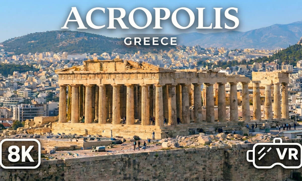 Step Inside Ancient Greece: Acropolis & Parthenon VR 180 (8K)