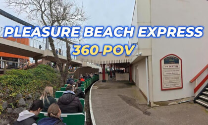 Blackpool Pleasure Beach Express Train Ride | 360