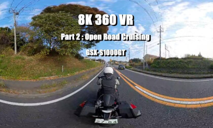 [GSX-S1000GT] Raw Sound 360 VR Journey (Part 2/7): [ Open Road Cruising ] | 8K 360 Motorcycle ASMR | 3rd Person POV