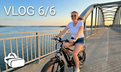 [360°] Cycling around Zegrze Lake in POLAND | VLOG 6/6