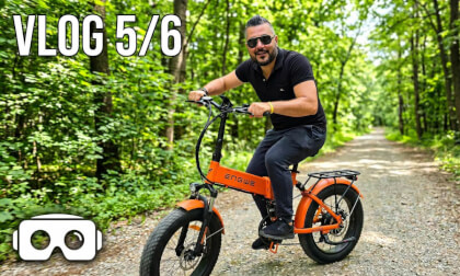[360°] Cycling around Zegrze Lake in POLAND | VLOG 5/6