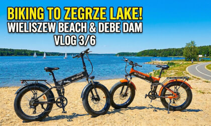 [360°] Cycling around Zegrze Lake in POLAND | VLOG 3/6