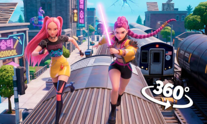 360 VR Train serfers K-POP