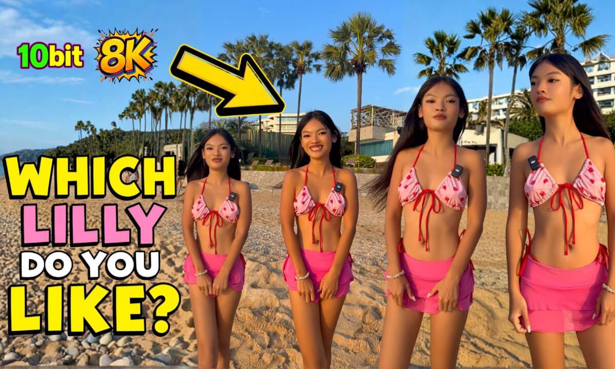 Sweet Girls, Beach Vibes, and Vacation Feel | 8K 10-Bit