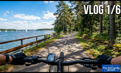 [360°] Cycling around Zegrze Lake in POLAND | VLOG 1/6