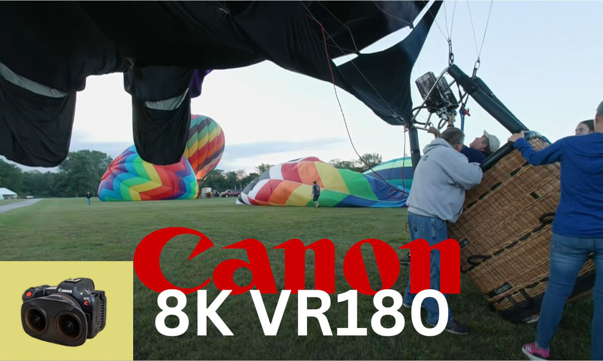 Little D Hot Air Balloon at Flag City Balloonfest 2023 Findlay OH Canon 8K VR180