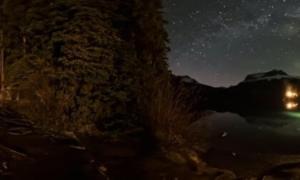 Emerald lake Yoho National Park Milky Way | 20260313 | Virtual Travel | 4K 360°