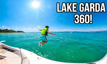 [360°] Dropping Anchor at Sirmione | Italy Lake Garda | VLOG 1/3