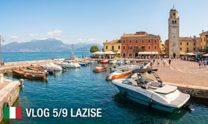 [360°] Immersive Walk: Discovering Lazise, Italy | Lake Garda Family VLOG (Part 5/9)