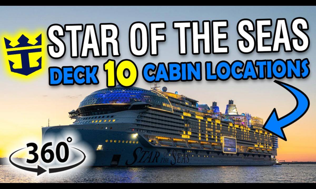 Star of the Seas Cabin Locations Deck 10 | 360° Cruise Ship Corridor Walkthrough | VR Travel