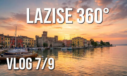 [360°] Immersive Walk: Discovering Lazise, Italy | Lake Garda Family VLOG (Part 7/9)