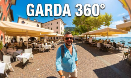 [360°] Walk with us through the town of Garda | VLOG2